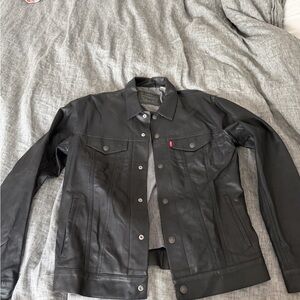 Men's Black Leather Jacket